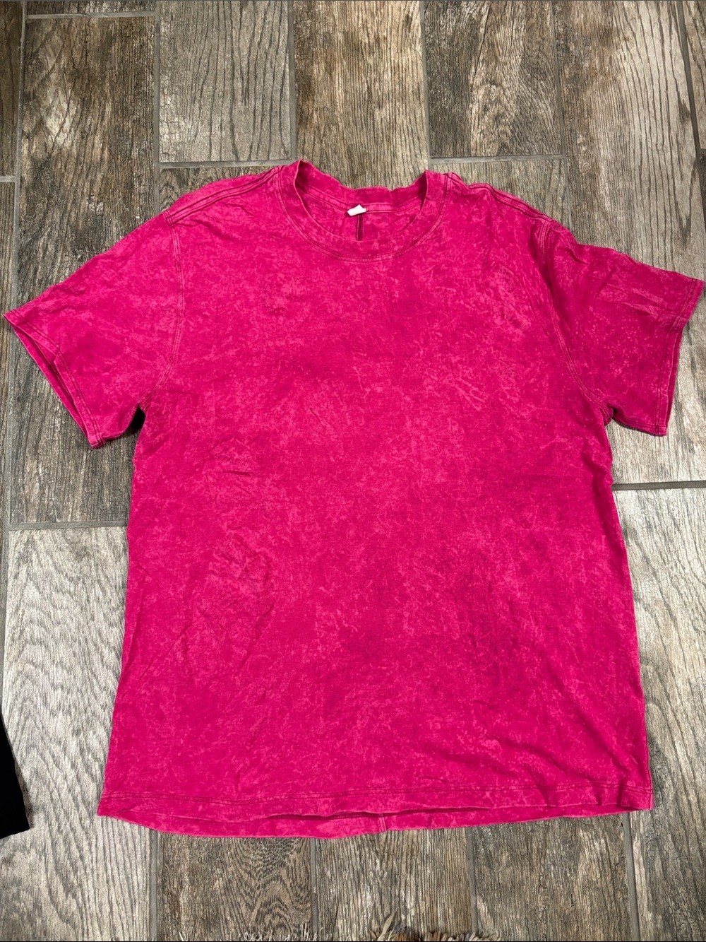 Lululemon All Yours Tee Pima Cotton Cloudy Wash Ripened Raspberry Pink 6
